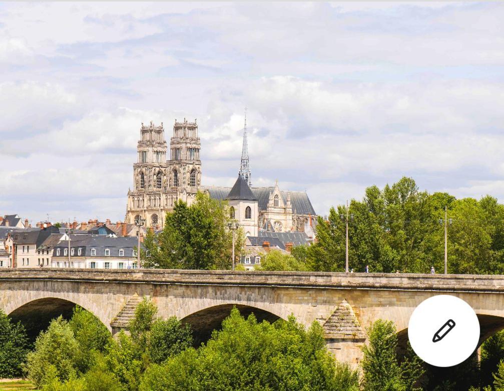 Cosy Loire, T2 Neuf, Front De Loire ,Vue Cathedrale,5Min A Pied Centre Ville Et Parking Prive Orleans Ngoại thất bức ảnh
